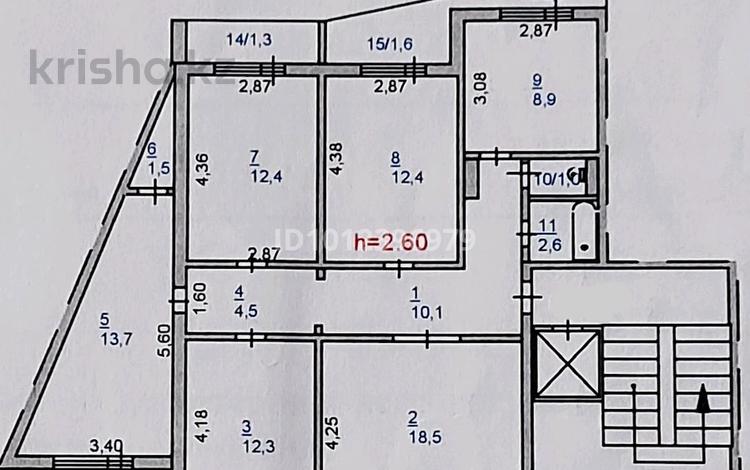 5-бөлмелі пәтер · 104.6 м² · 6/9 қабат, Жусупа, бағасы: 45 млн ₸ в Экибастузе — фото 2