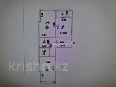 2-комнатная квартира, 70.3 м², 6/9 этаж, Култегин 21 за ~ 33.3 млн 〒 в Астане, Нура р-н