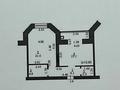 1-бөлмелі пәтер · 53.8 м² · 1/5 қабат, ул. Мустафы Шокая 48Вк3, бағасы: 22.5 млн ₸ в Актобе — фото 12