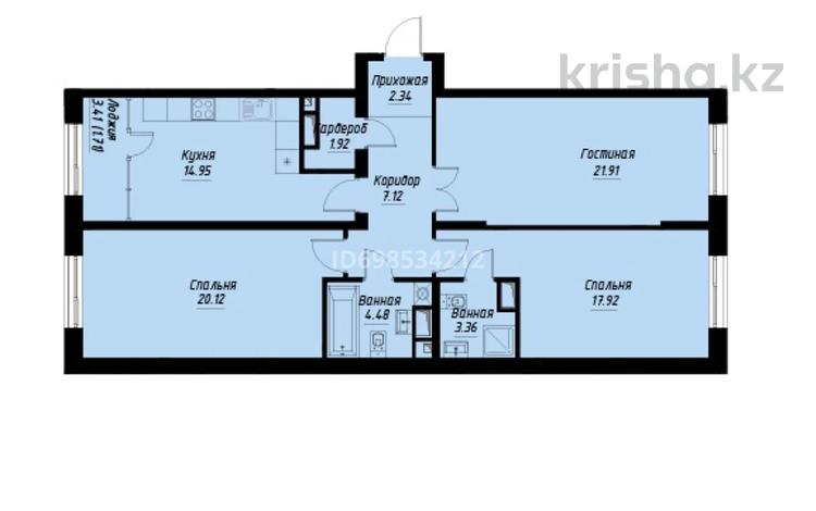 3-бөлмелі пәтер · 95 м² · 9/12 қабат, Сейфулина 469а​ — Сейфуллина Маметова, бағасы: 61 млн 〒 в Алматы, Алмалинский р-н — фото 2