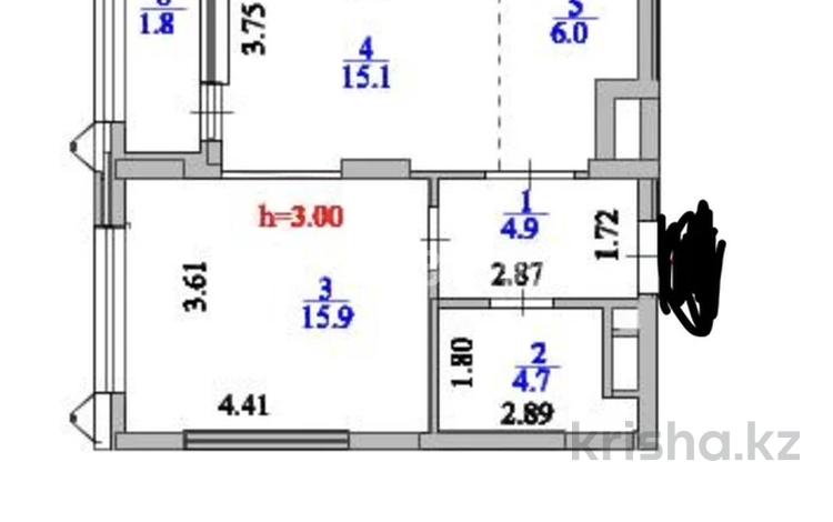 2-бөлмелі пәтер · 48.4 м² · 12/18 қабат, Бухар жырау 20, бағасы: 43.5 млн ₸ в Астане, Нура р-н — фото 2