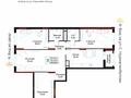 3-комнатная квартира · 120 м² · 5/14 этаж, Шамши Калдаяков 16 — Дом Бизнес класса за 70.2 млн 〒 в Астане, Сарайшык р-н — фото 3