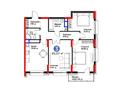 3-комнатная квартира · 85.07 м², ул. Букетова, в сторону мкрн. Кунгей и объездной трассы за ~ 41.8 млн ₸ в Караганде — фото 3