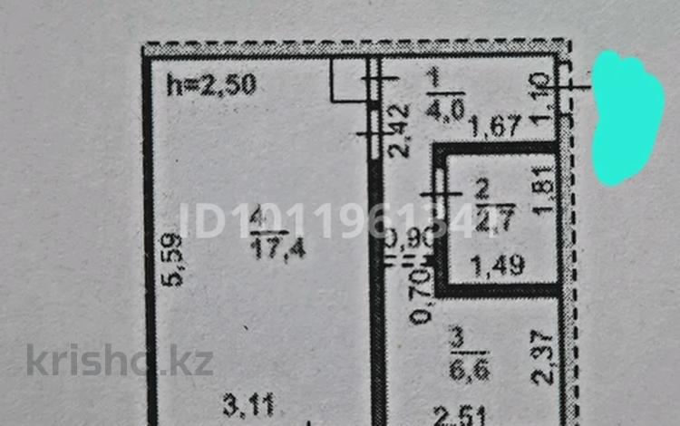 1-комнатная квартира · 31.4 м² · 5/5 этаж, Автовокзала 6 за 6.5 млн ₸ в Рудном — фото 2