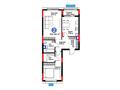 2-бөлмелі пәтер · 66.58 м², мкр Нурсая, Абулхайр-хана 69/1, бағасы: ~ 35.8 млн ₸ в Атырау — фото 3