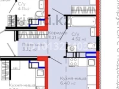 2-комнатная квартира · 45.79 м² · 8 этаж, мкр Акжар 5Б — Зиманова за 37.5 млн ₸ в Алматы, Наурызбайский р-н
