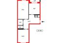 2-бөлмелі пәтер · 55 м² · 4/5 қабат, ул. Чернышевского, бағасы: 12.5 млн ₸ в Темиртау — фото 13