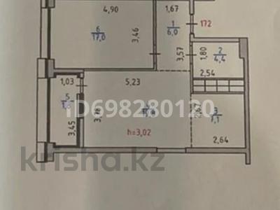 2-бөлмелі пәтер, 56 м², 9/21 қабат, Аль-Фараби 27/3к6 — Сейфуллина, бағасы: 66 млн 〒 в Алматы, Бостандыкский р-н