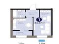 1-комнатная квартира · 33.27 м² · 2/9 этаж, Шоссе Коргалжын 24/2 за 23 млн ₸ в Астане, Нура р-н