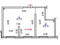 2-комнатная квартира · 69.5 м² · 1/9 этаж, мкр Кайрат, Сыбызгы 100 за 37 млн ₸ в Алматы, Турксибский р-н — фото 11