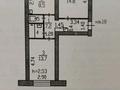 2-комнатная квартира · 46 м² · 6/6 этаж, Поповича 36 за 12 млн ₸ в Глубокое