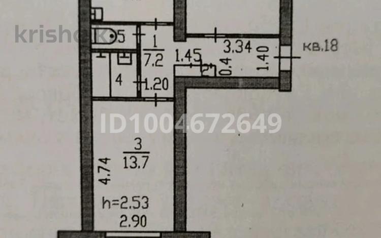 2-комнатная квартира · 46 м² · 6/6 этаж, Поповича 36 за 12 млн ₸ в Глубокое — фото 2