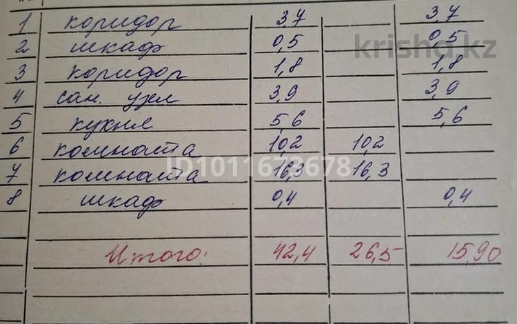 2-комнатная квартира · 42.4 м² · 1/2 этаж, бульвар бурнашова 3 за 5.5 млн ₸ в Алтае — фото 2