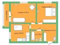 2-бөлмелі пәтер · 66.4 м² · 5/10 қабат, Карбышева 87 — Тутокруто, бағасы: 32 млн ₸ в Костанае — фото 2