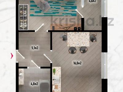 1-бөлмелі пәтер · 48 м² · 8/8 қабат, 41-й мкр 1\2, бағасы: 5.9 млн ₸ в Актау