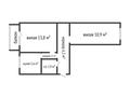 2-комнатная квартира, 42.6 м², 4/5 этаж, Парковая 94 за 7.3 млн 〒 в Рудном — фото 8