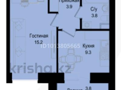 1-комнатная квартира · 35 м² · 9/9 этаж, Розы Баглановой 23 за 20 млн ₸ в Астане, Нура р-н