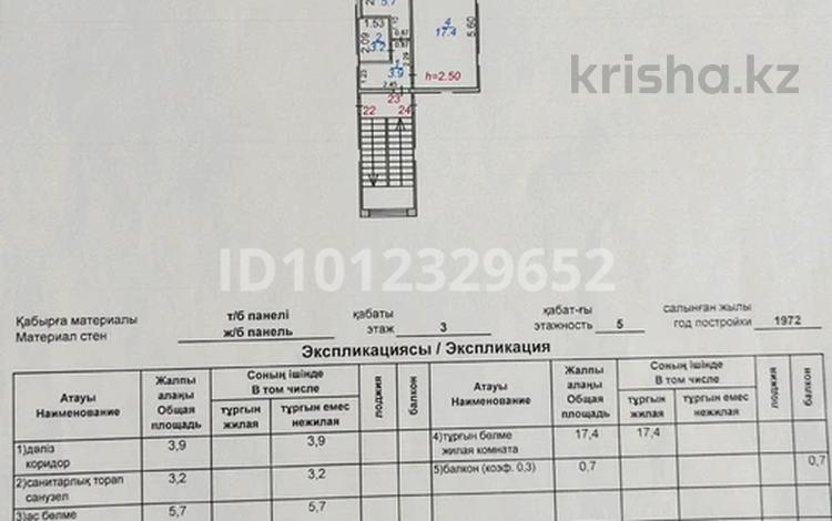 1-бөлмелі пәтер · 31 м² · 3/5 қабат, мкр Юго-Восток, Строителей 27, бағасы: 13 млн ₸ в Караганде, Казыбек би р-н — фото 2