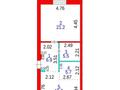 2-комнатная квартира · 54.9 м² · 3/3 этаж, мкр Новый Город, Абая 33 за 27.5 млн ₸ в Караганде, Казыбек би р-н — фото 14