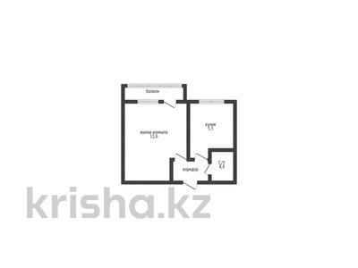 1-комнатная квартира, 22 м², 4/5 этаж, текстильщиков 3 за 7.6 млн 〒 в Костанае