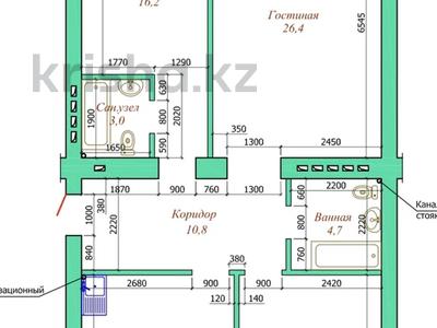 3-комнатная квартира, 105 м², 4/9 этаж, проспект Алии Молдагуловой 66 б — Мангилик Ел за 29 млн 〒 в Актобе