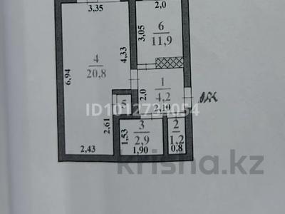 1-бөлмелі пәтер · 41.5 м² · 3/5 қабат, 11-й микрорайон, 11-й микрорайон 190б, бағасы: 16.8 млн ₸ в Шымкенте, Енбекшинский р-н