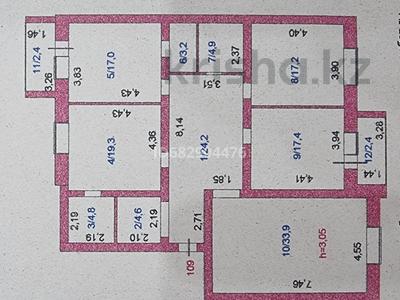 4-комнатная квартира, 150 м², 9/9 этаж, Женис 80 за 48 млн 〒 в Кокшетау