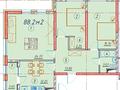 3-бөлмелі пәтер · 88.2 м² · 5/6 қабат, Поселок Бесагаш, бағасы: 42.7 млн ₸