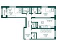 3-комнатная квартира · 110.8 м², Шамши Калдаяков 16 за ~ 61.8 млн 〒 в Астане, Сарайшык р-н — фото 3