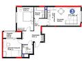 3-комнатная квартира · 77.06 м², Бухар Жырау 33 за ~ 54.3 млн 〒 в Астане, Есильский р-н — фото 2