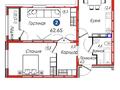 2-комнатная квартира · 62.65 м² · 8/14 этаж, Е-305 6 за 41.5 млн ₸ в Астане, Нура р-н — фото 3