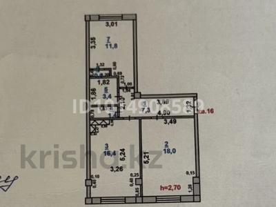 2-бөлмелі пәтер · 60 м² · 1/5 қабат, Асар-2 ш/а 12/1 — Алматинская трасса, бағасы: 26 млн ₸ в Шымкенте, Абайский р-н