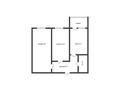 2-бөлмелі пәтер · 62.3 м² · 4/5 қабат, промышленная 50, бағасы: 24 млн ₸ в Костанае — фото 8