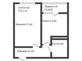 1-бөлмелі пәтер · 37.4 м² · 8/10 қабат, Гашека 5 — Ривьера, Ул.Чкалова, ЖК Тобол, Мохито, КЖБИ, бағасы: 19.5 млн ₸ в Костанае — фото 6