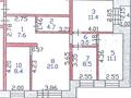 4-бөлмелі пәтер · 80 м² · 5/16 қабат, Дулатова 145 — угол Шакарима, бағасы: 37 млн ₸ в Семее — фото 19