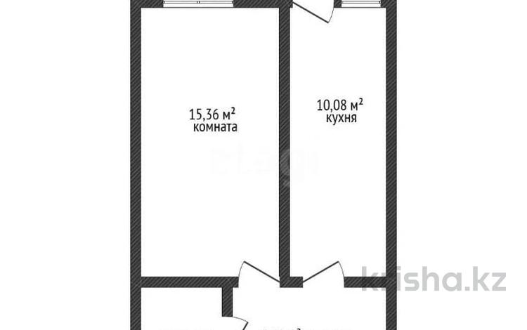 1-бөлмелі пәтер · 37 м² · 3/6 қабат, Береке шағын ауданы 21, бағасы: 19.5 млн ₸ в Костанае, Микрорайон Береке — фото 2