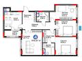 4-бөлмелі пәтер · 109.97 м², Е 915 19, бағасы: ~ 68.2 млн ₸ в Астане, Есильский р-н — фото 3