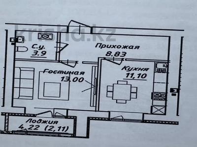 1-бөлмелі пәтер · 39 м² · 6/12 қабат, Жумекен Нажимеденов 38, бағасы: 20.5 млн ₸ в Астане, Сарайшык р-н