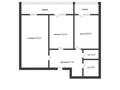2-бөлмелі пәтер · 58.9 м² · 4/9 қабат, мкр. Алтын орда, Тауелсиздик 13 — Такелсиздик пересечение Мустафа шокая, бағасы: 25 млн ₸ в Актобе — фото 12