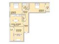 3-комнатная квартира, 109.8 м², 2/9 этаж, Каирбекова 83 за ~ 43.9 млн 〒 в Костанае — фото 3