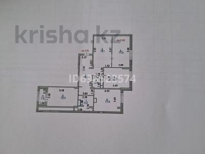4-комнатная квартира · 115 м² · 3/10 этаж, Бокейхана — Онгарсынова за 80 млн ₸ в Астане, Есильский р-н