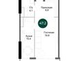 2-комнатная квартира · 47.2 м² · 2/13 этаж, Ауэзова К2 — Гоголя-Ауэзова за 39.5 млн ₸ в Алматы, Алмалинский р-н — фото 2