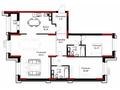 3-бөлмелі пәтер · 115.76 м², Шамши Калдаяков 10, бағасы: ~ 86.8 млн ₸ в Астане, Сарайшык р-н — фото 3