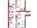 4-комнатная квартира · 108.97 м² · 1/6 этаж, мкр Акжар, Айманова 5а за 90 млн ₸ в Алматы, Наурызбайский р-н