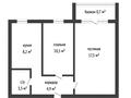 2-комнатная квартира · 45.1 м² · 4/5 этаж, тургенева за 10.7 млн ₸ в Актобе — фото 10