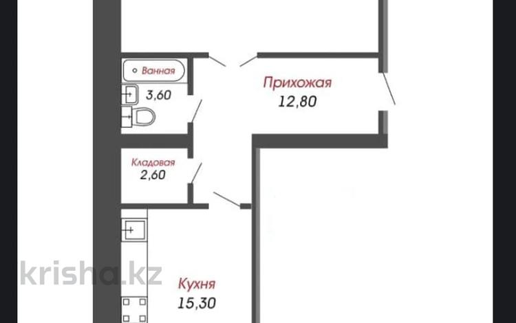 2-комнатная квартира · 63 м² · 1/9 этаж, мкр. Алтын орда, Проспект Тауелсиздик за 16.5 млн 〒 в Актобе, мкр. Алтын орда — фото 2