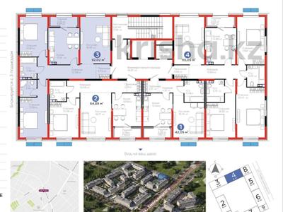 3-бөлмелі пәтер · 92 м² · 6/6 қабат, Кульджинский тракт 80/4, бағасы: 75 млн ₸ в Алматы, Медеуский р-н