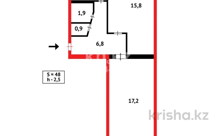 2-комнатная квартира · 47 м² · 1/5 этаж, Горка Дружбы 36 за 9 млн ₸ в Темиртау — фото 2