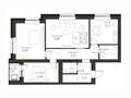 3-комнатная квартира · 83.2 м² · 7/9 этаж, Шамши Калдаяков 51 за 41.6 млн ₸ в Астане, Сарайшык р-н — фото 2