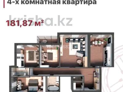 4-бөлмелі пәтер, 180 м², 2/9 қабат, мкр Нурсая, просп. Елорда 19а 1, бағасы: 73 млн 〒 в Атырау, мкр Нурсая